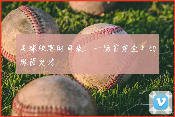 足球联赛时间表:一场贯穿全年的绿茵史诗